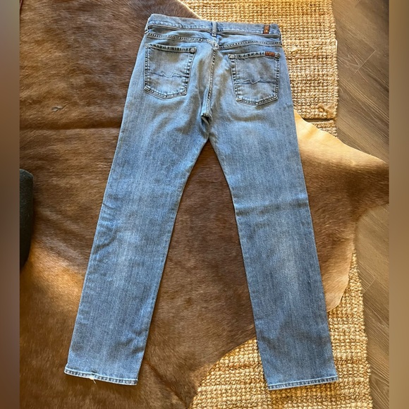 7 for all mankind Jeans Standard style Blue Denim - Picture 2 of 8
